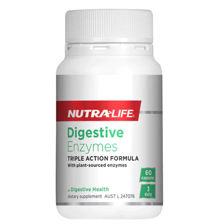 NUTRA-LIFE Digestive Enzymes - Triple Action Formula